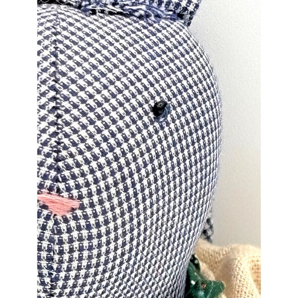 Folk Art Primitive Stuffed Bunny Rabbit Lynne's Country Beginning Handmade EUC - Picture 14 of 16